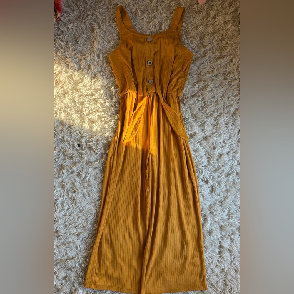 Elegant Mustard Yellow Dress